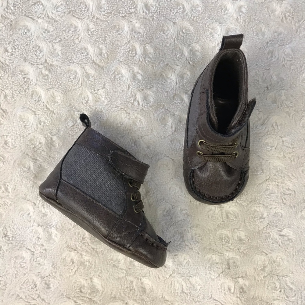 The Children’s Place Baby Boy Shoes High Top Brown